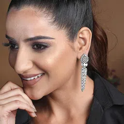 TANAIRA Geometric Drop Earrings-picture-46