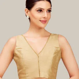 Studio Shringaar V-Neck Padded Saree Blouse-38