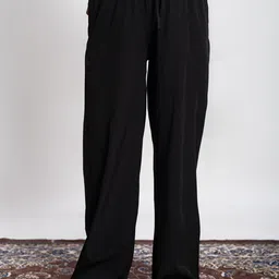 Me Craft Women Relaxed Straight Leg High-Rise Trousers-picture-49