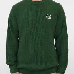 Trendyol Unisex Henley Neck Applique T-shirt-image-88