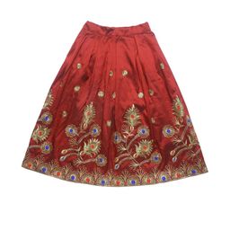 Shoryam Fashion Girls Maroon Raw Silk Lehenga Choli-image-15