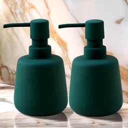UMAI Green 2 piece Solid Ceramic Soap Dispenser-image-10