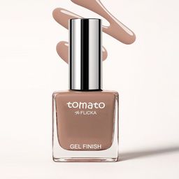 FLiCKA Tomato Gel Finish Long Lasting Nail Polish- 9.9 ml- Shade- 41-image-61
