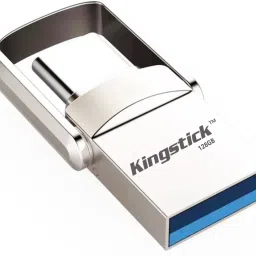 Kingstick KS107 128GB USB 3.1 Type C High-Speed Metal Pendrive for PC, Laptop, Mac Book, 128 GB OTG Drive Compatible with Laptop, Gaming Console, Audio Player, Television, Netbook, Tablet, Mobile, Desktop Computer USB 3.1 Metal Case-picture-30