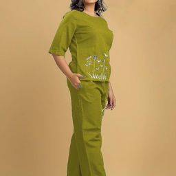 Naida Printed T-shirt & Trousers Co-Ords-image-91