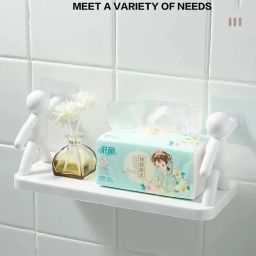 Wall Hanging Bathroom Storage , Floating Wall Shelf NRS3.849 Plastic Wall Shelf-image-76