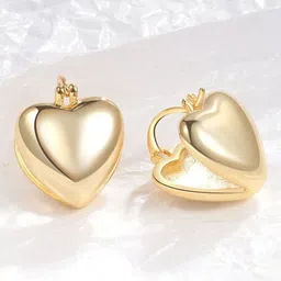MYKI Stainless Steel Gold-Plated Contemporary Studs-28