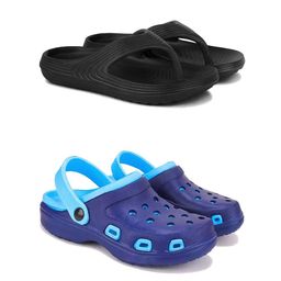 DRACKFOOT Pack Of 2 Men Flip Flops-image-21