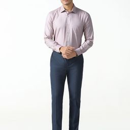 Blackberrys India Slim Fit Spread Collar Cotton Formal Shirt-image-68