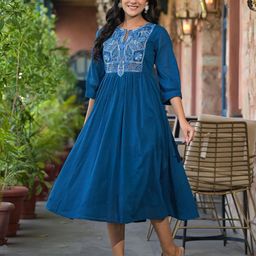 Juniper Fit & Flare Midi Dress-image-62