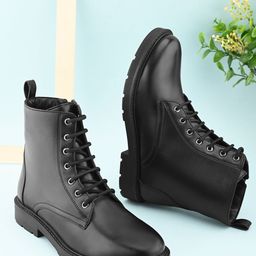 The Roadster Lifestyle Co Women Round Toe Block Heeled Regular Boots-image-53