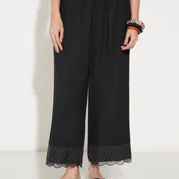 RANGMANCH BY PANTALOONS Women Flared Cotton Ethnic Palazzos-picture-12