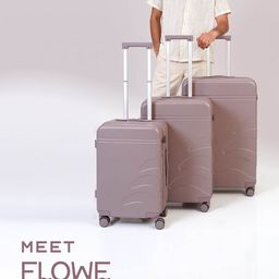 Assembly Set Of 3 Textured Hard-Sided Trolley Suitcase image 5