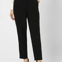 Van Heusen Woman Women High-Rise Slim Fit Formal Trousers-image-21