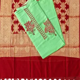 HERE&NOW Embellished Unstitched Dress Material-picture-40