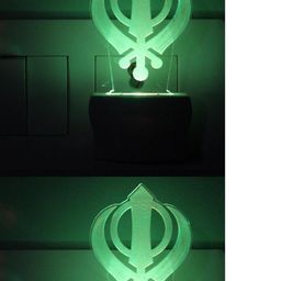 SOMIL Set of 2 3D Illusion Effect Multicolour Led Night Lamp-image-35