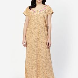 CHUI MUI Embroidered Maxi Nightdress-picture-47