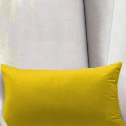 DADDY COOL Gold-Toned Fibre Filled Faux Velvet Ultra Soft Sleep Pillow-image-97