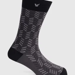 Blackberrys Men Patterned Cotton Above Ankle Length Socks-14