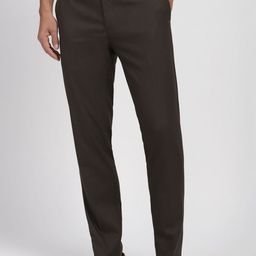 Peter England Men Slim Fit Formal Trousers-picture-23