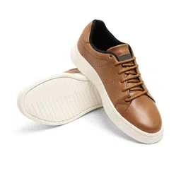 TOMSY CHOICE Men Leather Sneakers-image-23