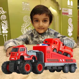 Unbreakable Toy Truck Friction Power Truck Toy Rescue Truck Fire Truck-16