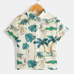 BAESD Boys Standard Opaque Printed Party Shirt-image-62