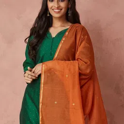Fabindia Woven Design Dupatta With Zari-picture-14