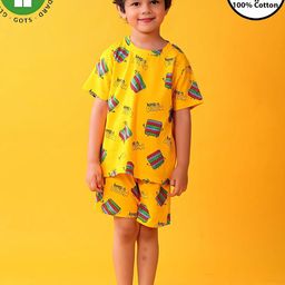 YK Boys Printed Night suit-image-97