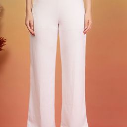 aayu Women Solid Relaxed High-Rise Easy Wash Trousers-picture-21