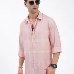 SHOWOFF Men Standard Slim Fit Opaque Striped Casual Shirt-picture-4