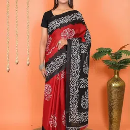 Ravi Janki Suit & Sarees Ethnic Motifs Pure Cotton Saree-picture-11