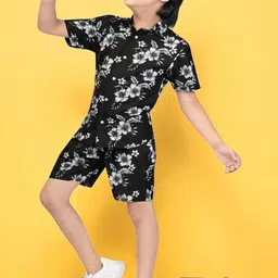 Club96 Boys Printed Shirt with Shorts-picture-19