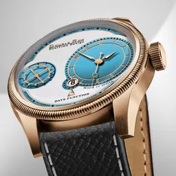 DOUBLERUN Men Dial & Leather Straps Analogue Chronograph Watch H05N14033-image-66