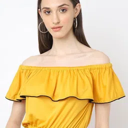 SAKURA Off-Shoulder Cape Sleeve Bardot Crop Top-image-16