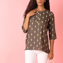 V-Mart Printed Kurti-image-90