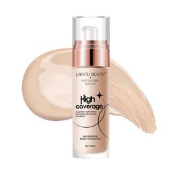 LAKYOU BEAUTY High Coverage Waterproof Base Foundation - 60 ml - Natural Beige 03-26