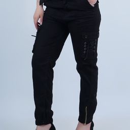 Moda Rapido Women Classic Cargo Trousers-picture-46
