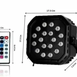 sunever 18 LED DJ Par Light DMX for Festivals And Parties Single Disco Ball image 3