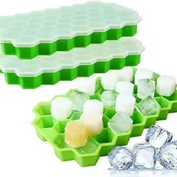 Lid For Freezer Green Silicone Ice Cube Tray-4