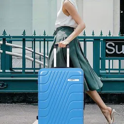 Luggero Textured Hard-Sided Medium Trolley Bag-picture-14