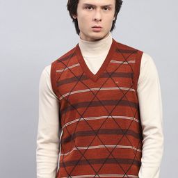 Monte Carlo Men Woollen Sweater Vest-image-90