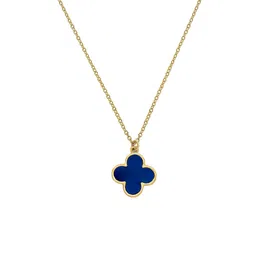 Nipura 925 Sterling Sliver 14K Gold Plated Clover Pendant With Chain image 2