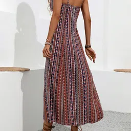 JC Mode Print A-Line Midi Dress image 2