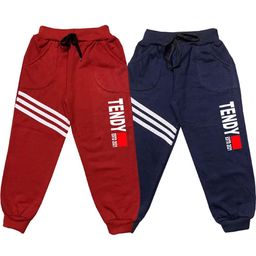 100LUCK Unisex Red Track Pants-image-8