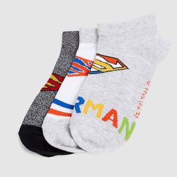 max Boys Pack Of 3 Patterned Ankle-Length  Socks-9