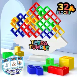 Tetra Tower Stacking Balancing Toy Multicolor18-15