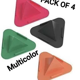 Sanvi Traders 4 Universal Portable Three-Sided Pyramid Shape (Set of 4) Mobile Holder Mobile Holder-11