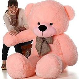 SOFT TOYS LOVER .NEW . STYLE. teddy bear pink colors size 3 feet very soft t - 90.2 cm-image-48