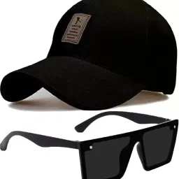 Solid, Self Design Sports/Regular Cap-image-0